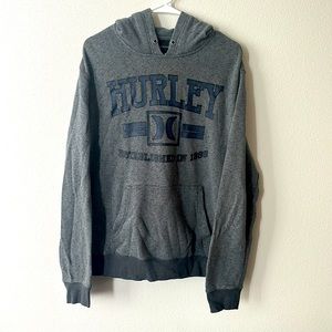 Hurley Hooded Sweatshirt - Large (No Drawstring For Hood)